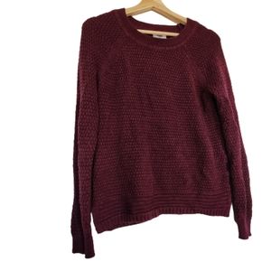 Old Navy Medium Burgundy Medium-Weight Sweater